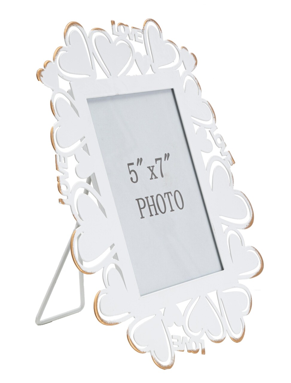 Rama foto Love, Mauro Ferretti, 25x27.7 cm, fier, alb/auriu - imagine 7